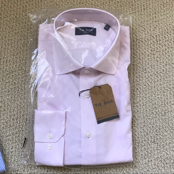The Tie Bar Shirts Mens The Tie Bar Trim Fit Dress Shirt 65 3233